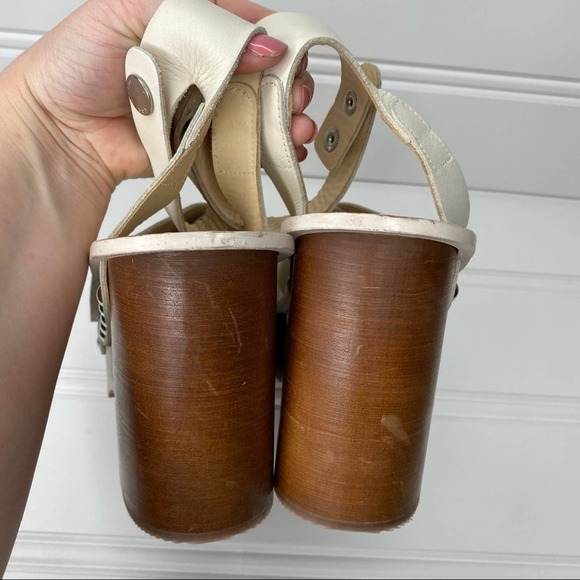 Rag & Bone Ivory Hester Platform Cross Size 38 - Picture 8 of 12